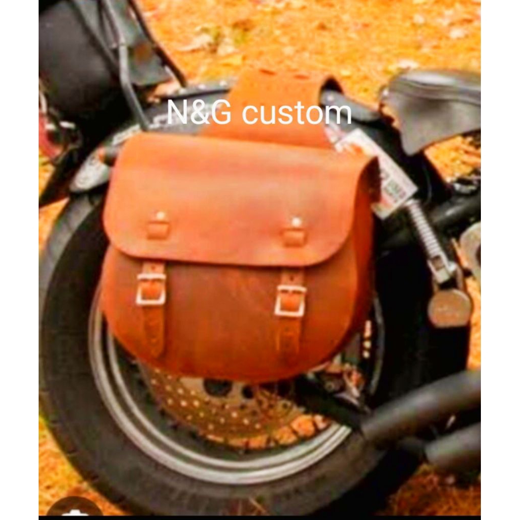 tas sidebag classic universal motor sepasang tas(dua tas)