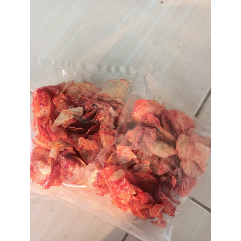 

Keripik Singkong Pedas Manis Cemilan Anti Gagal - 150 gram