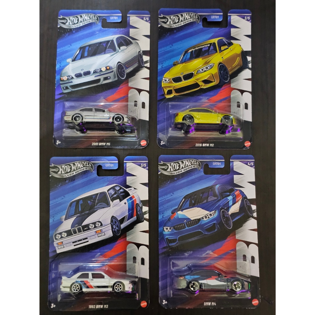 Hot Wheels Seri BMW M Langka - Edisi Kolektor (Set 4 Mobil)