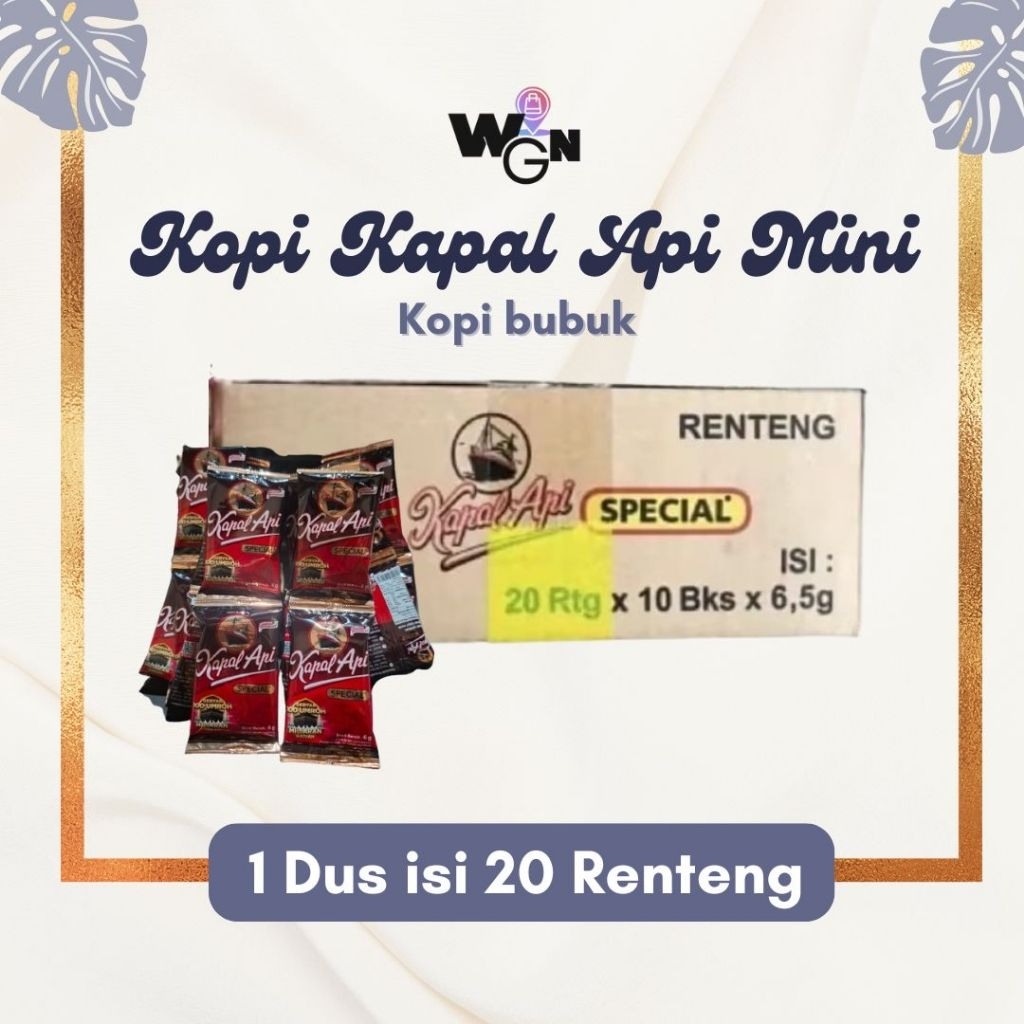 

Kopi Kapal Api Mini (1Dus)