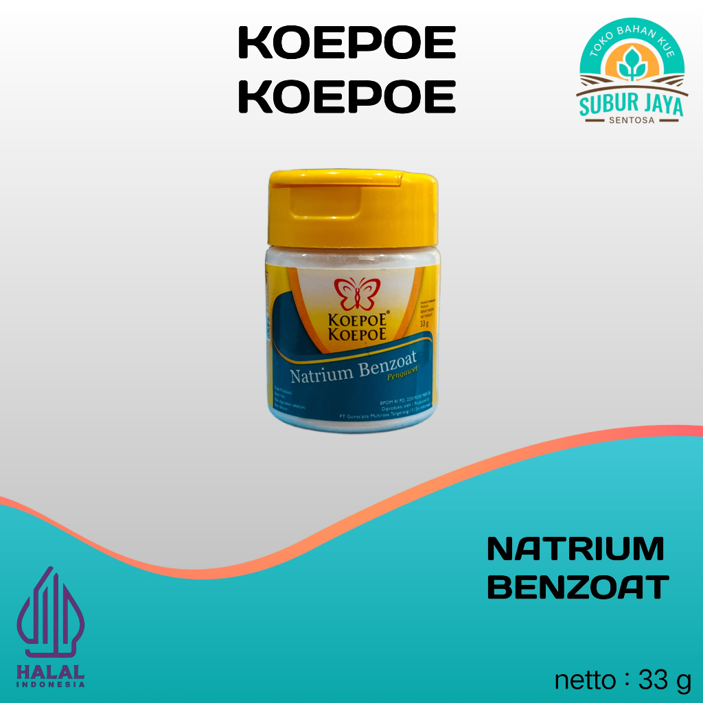 

NATRIUM BENZOAT KOEPOE KOEPOE