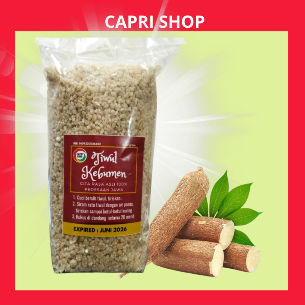 

Tiwul Mentah Asli Kebumen 500 gram