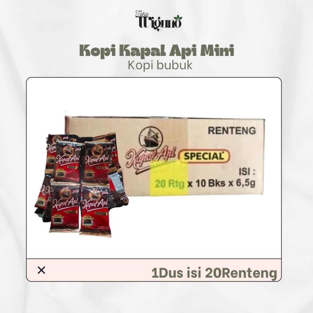 

Kopi Kapal Api Mini (1 Dus)