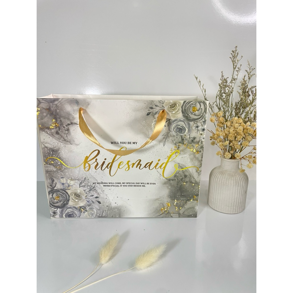 

PAPERBAG BRIDESMAID PREMIUM/TAS BRIDESMAID/PAPERBAG IVORY