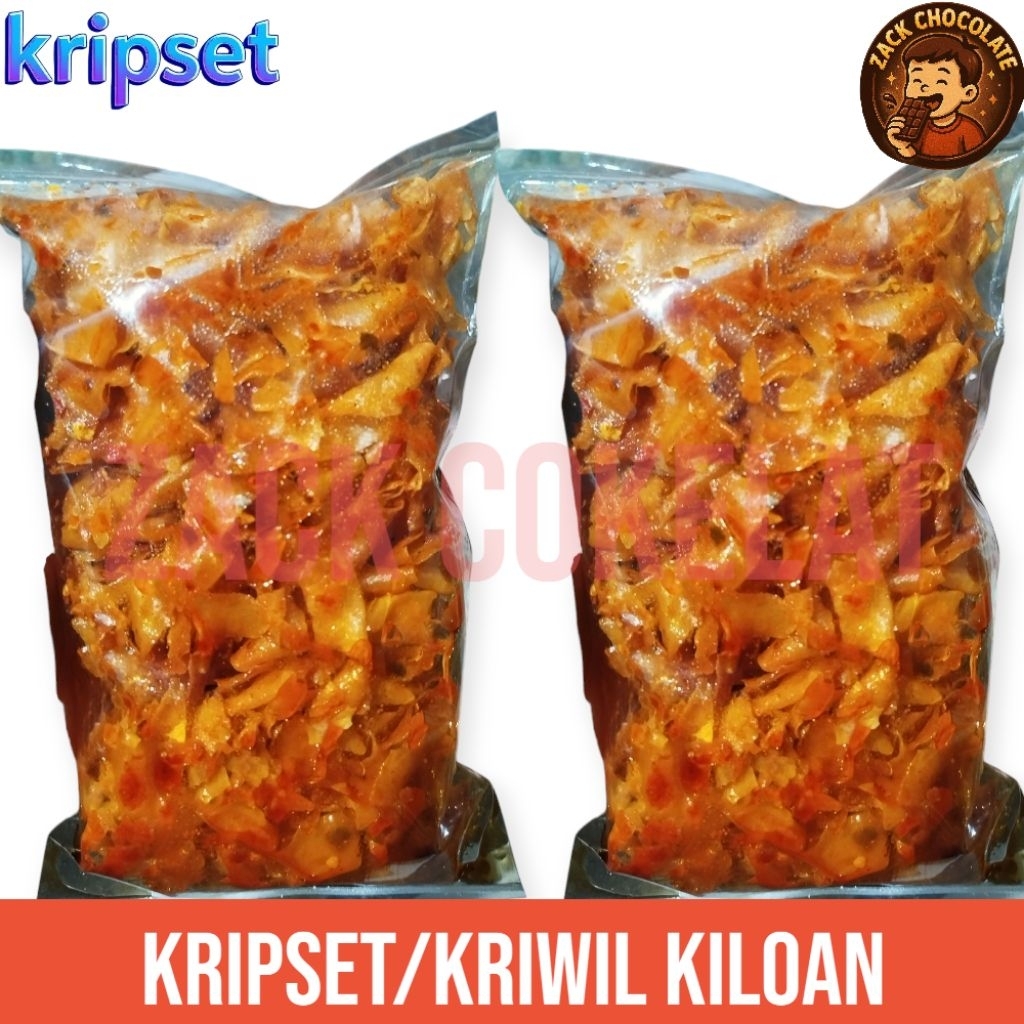 

Kripset / Kriwil Kiloan – Camilan Jadul Renyah Gurih Pedas
