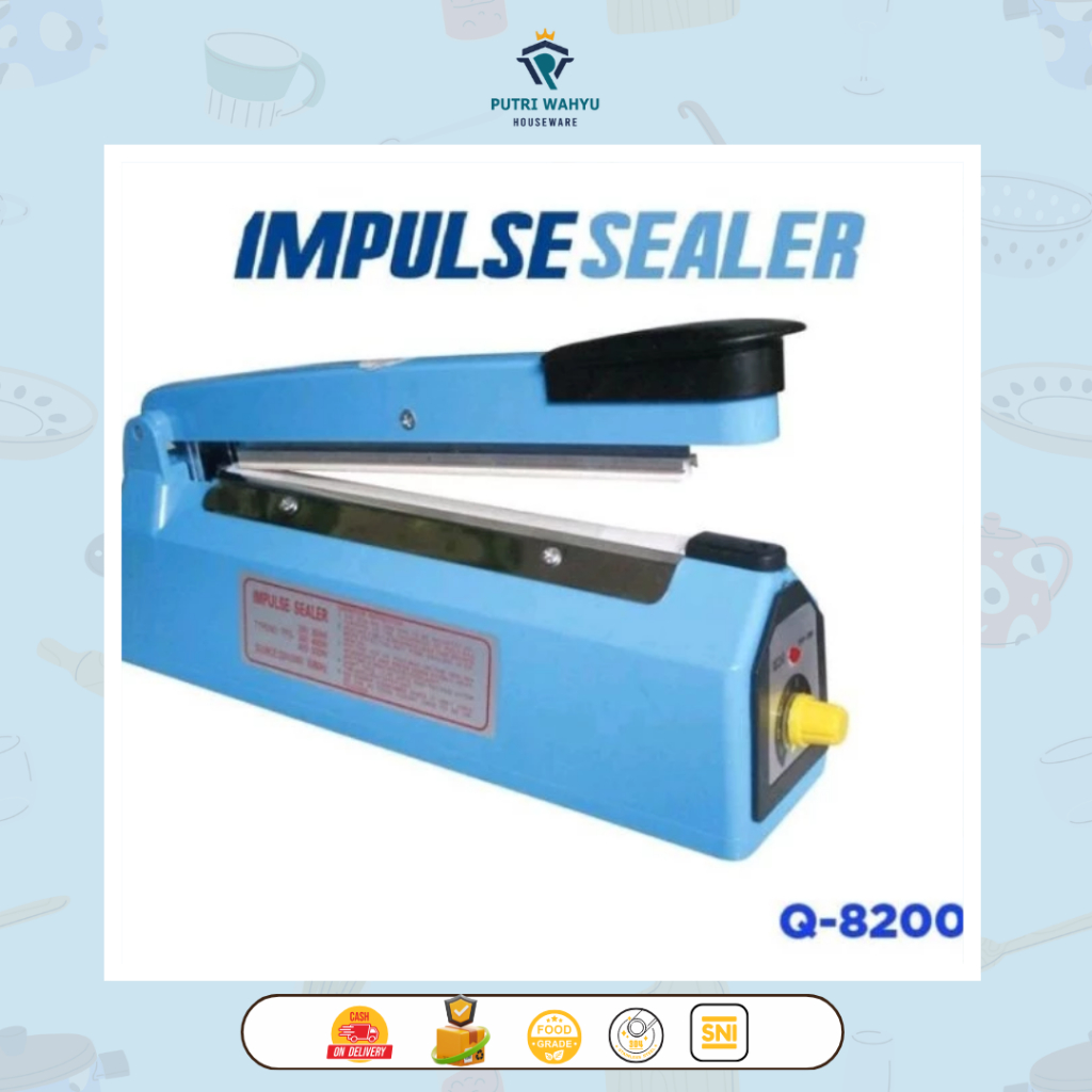 Sealer plastik las plastik impluse sealer 20cm gsf G2300 IMPLUSE SEALER GSF / G2200 IMPLUSE SEALER G