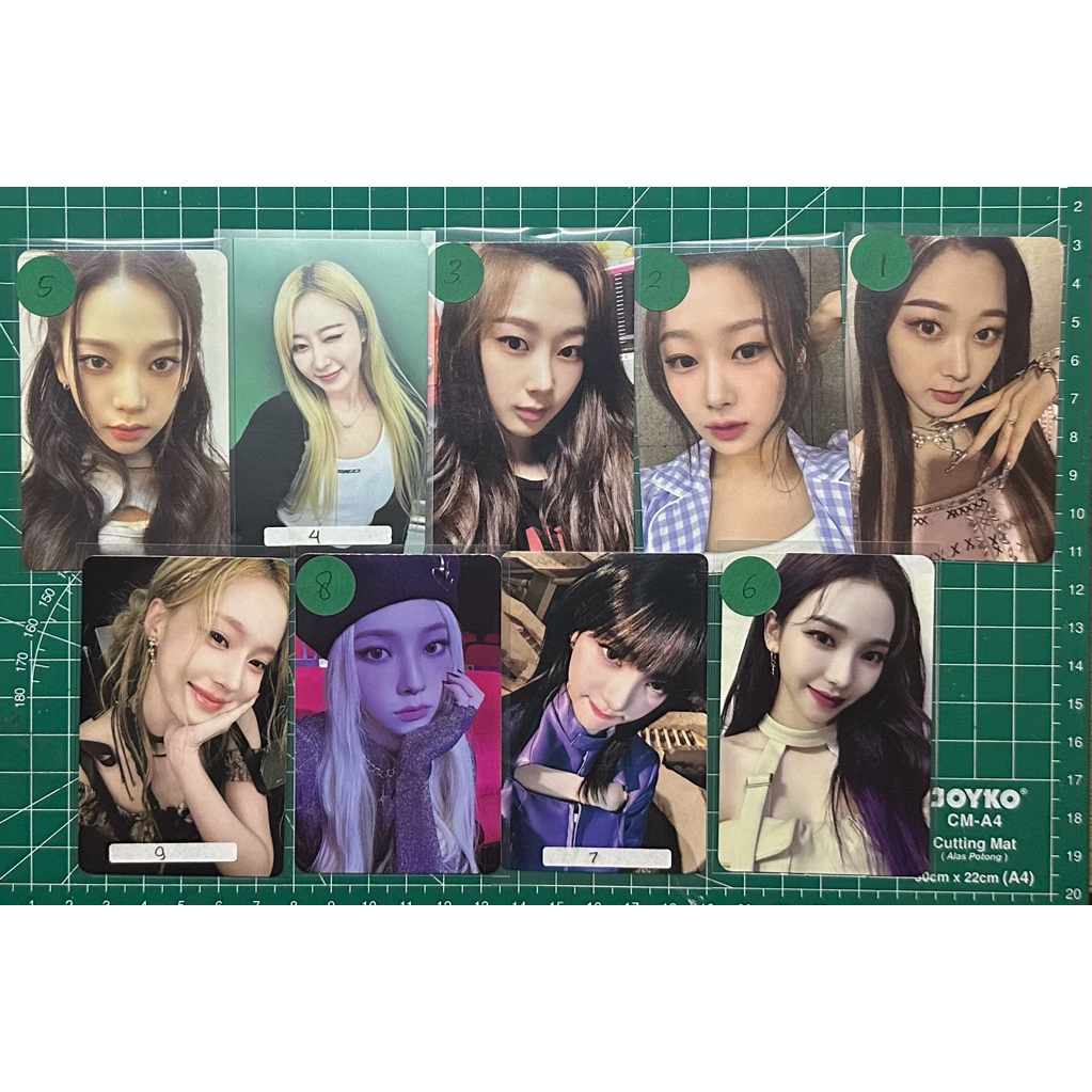 pc photocard aespa karina giselle winter official album my world poster version photobook girls tc t