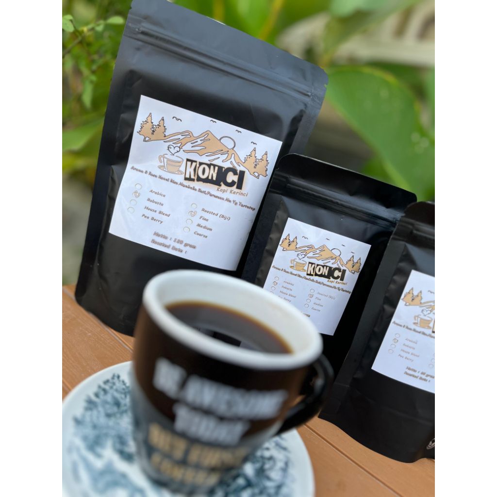 

kopi konci robusta asli kerinci Jambi 120g
