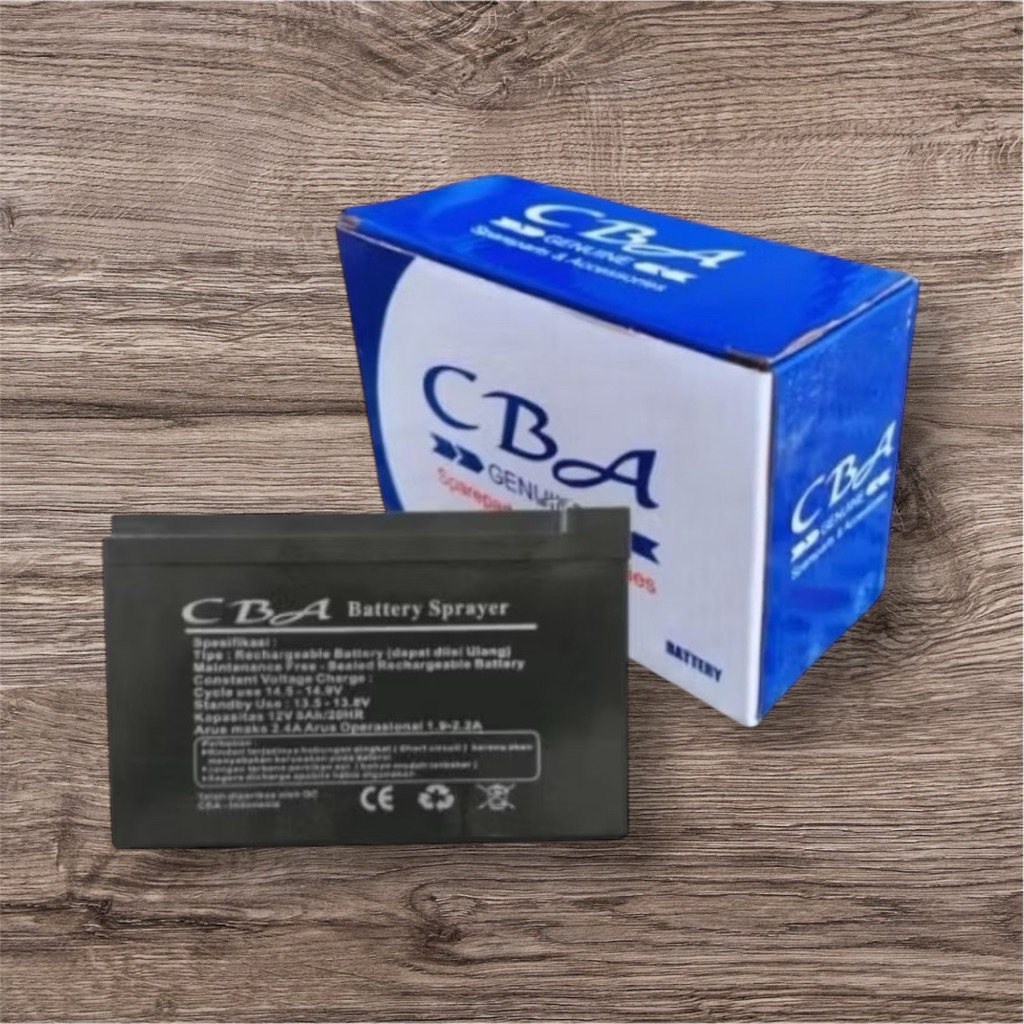 CBA Battery Sprayer 12V 8AH - Baterai Semprotan Elektrik Cas Ulang