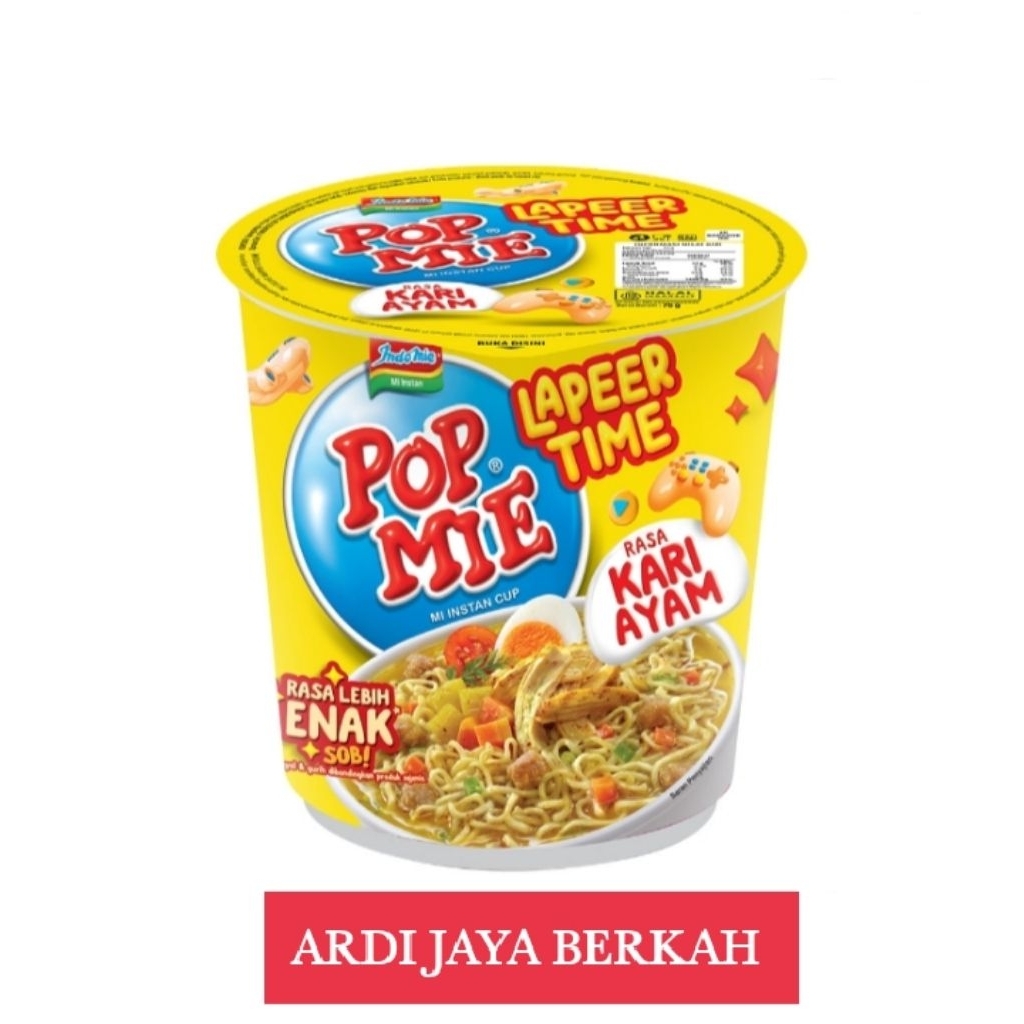 

Pop Mie Mi Instan Cup Rasa Kari Ayam 75g