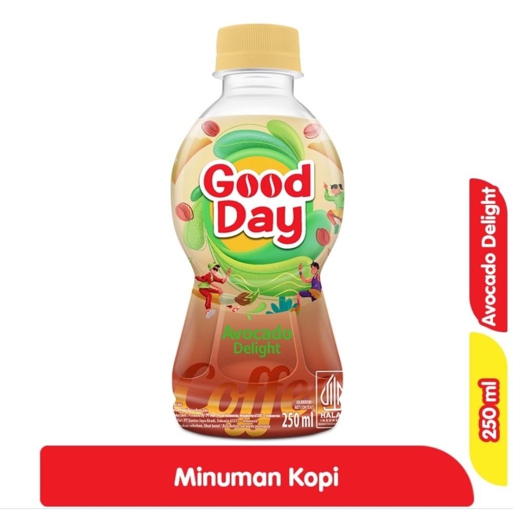 

GOOD DAY BOTOL 250ML (ISI 24 BOTOL)