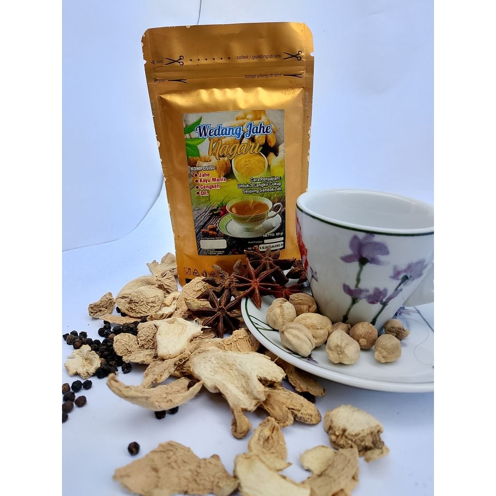 

WEDANG JAHE Tmp gula/minuman yg menyehatkan sekaligus menghangatkan badan, ramuan dr madura/100% herbal /50gr