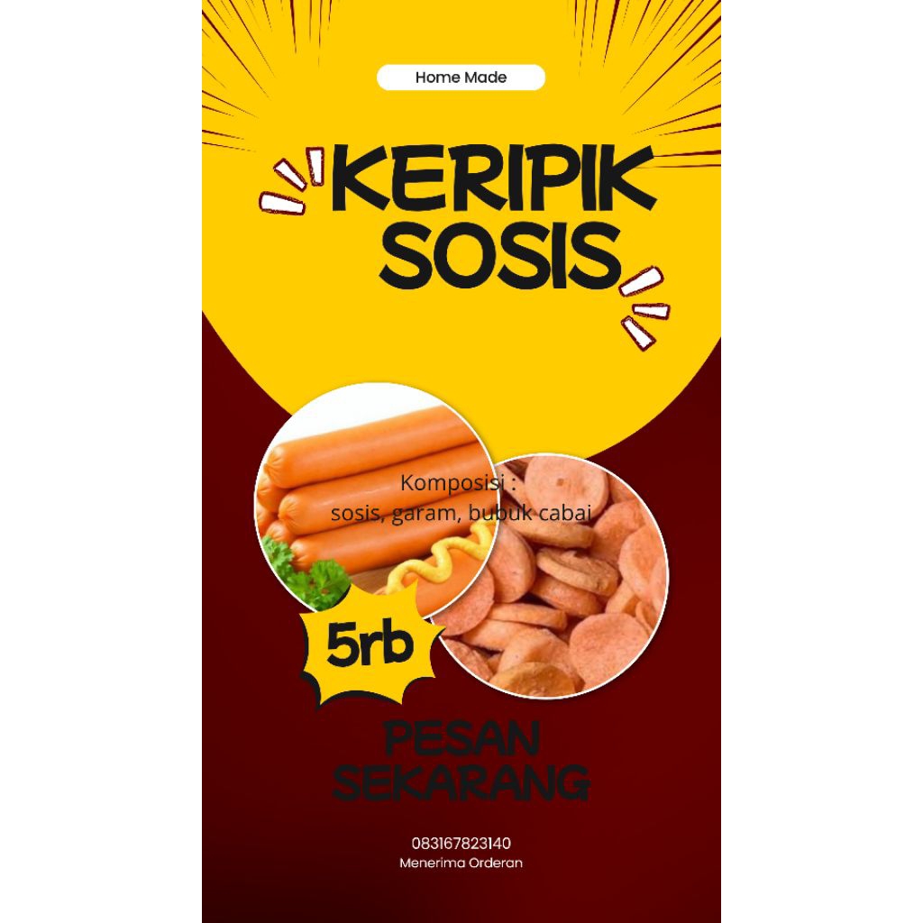 

KERIPIK SOSIS