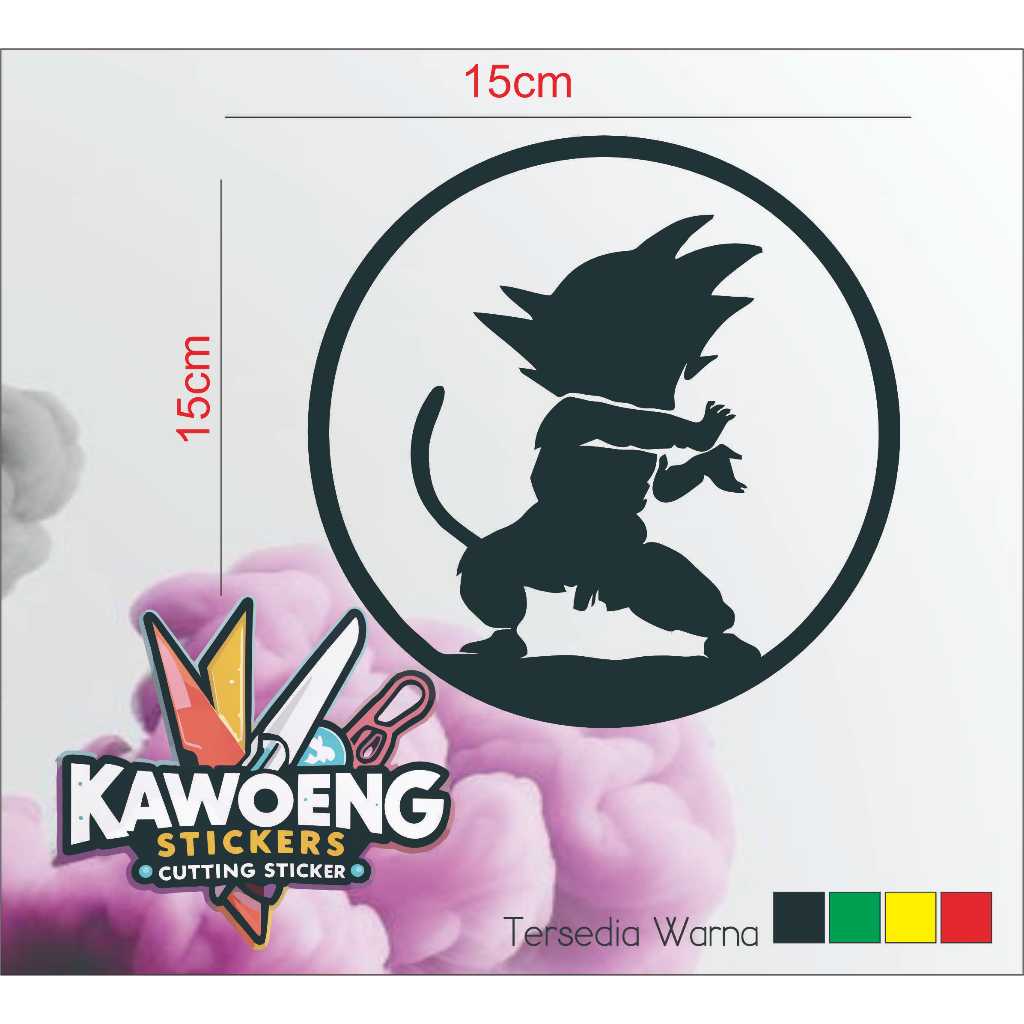 

Stiker Goku Kamehameha Siluet Bundar 15x15cm | Cutting Sticker Anime Dragon Ball Custom