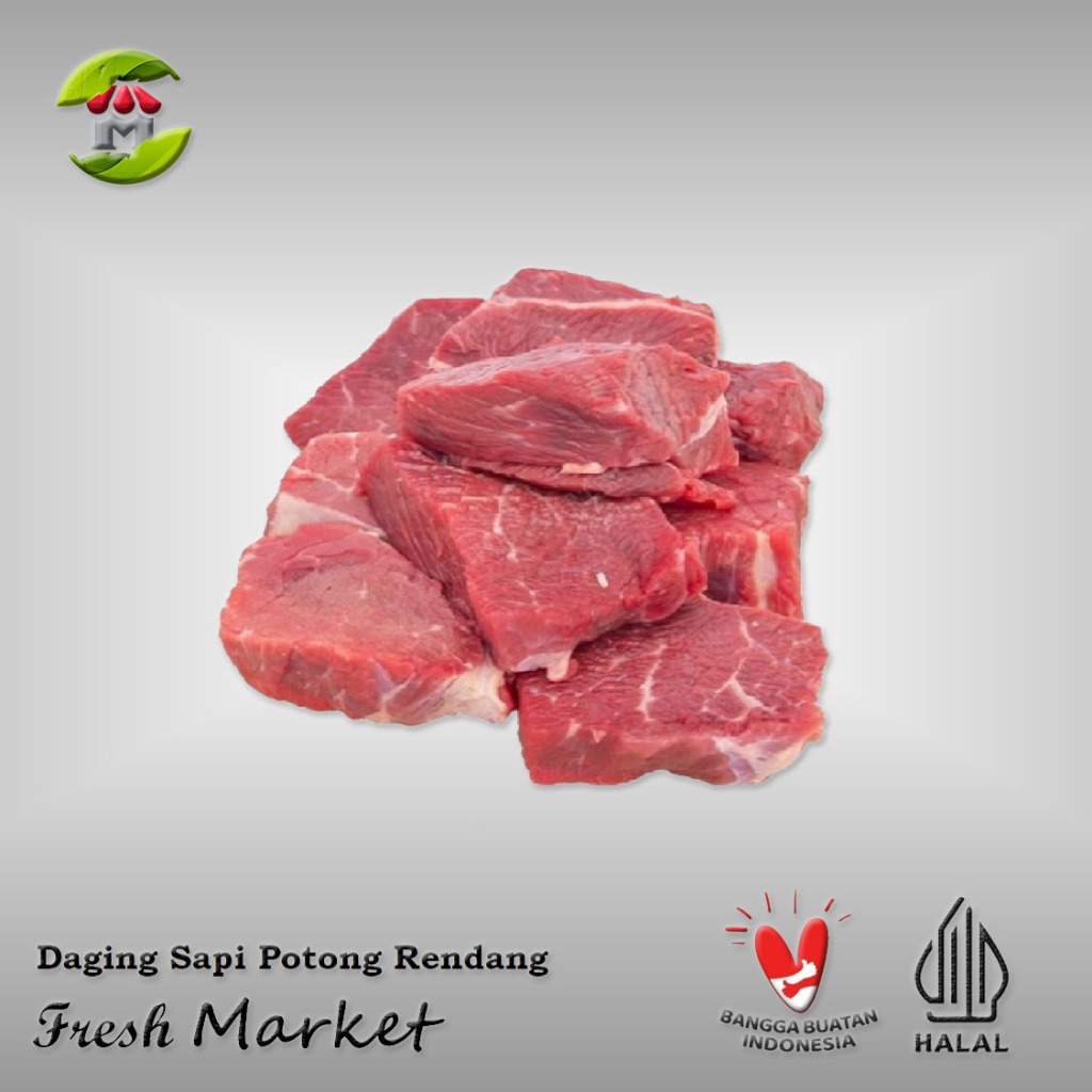 

[DEPOK] Daging Sapi Lokal Potong Rendang Pack 480gr - 500gr