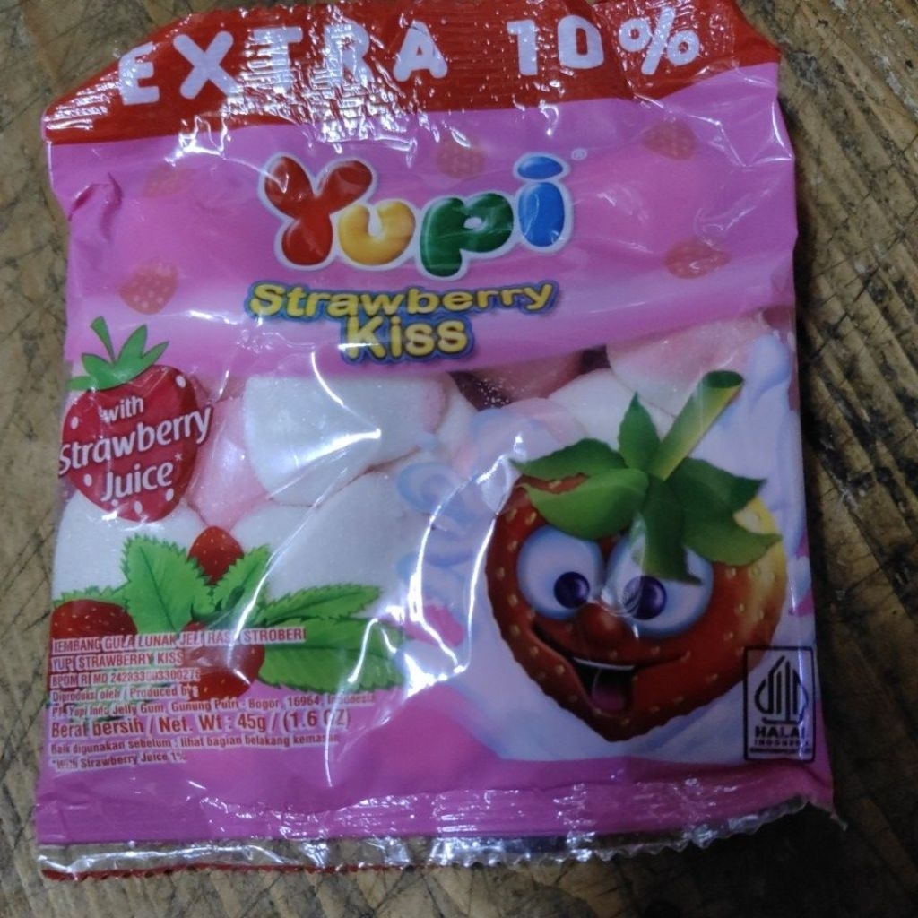 

PERMEN YUPI 45 GRAM ( 1 BUNGKUS)