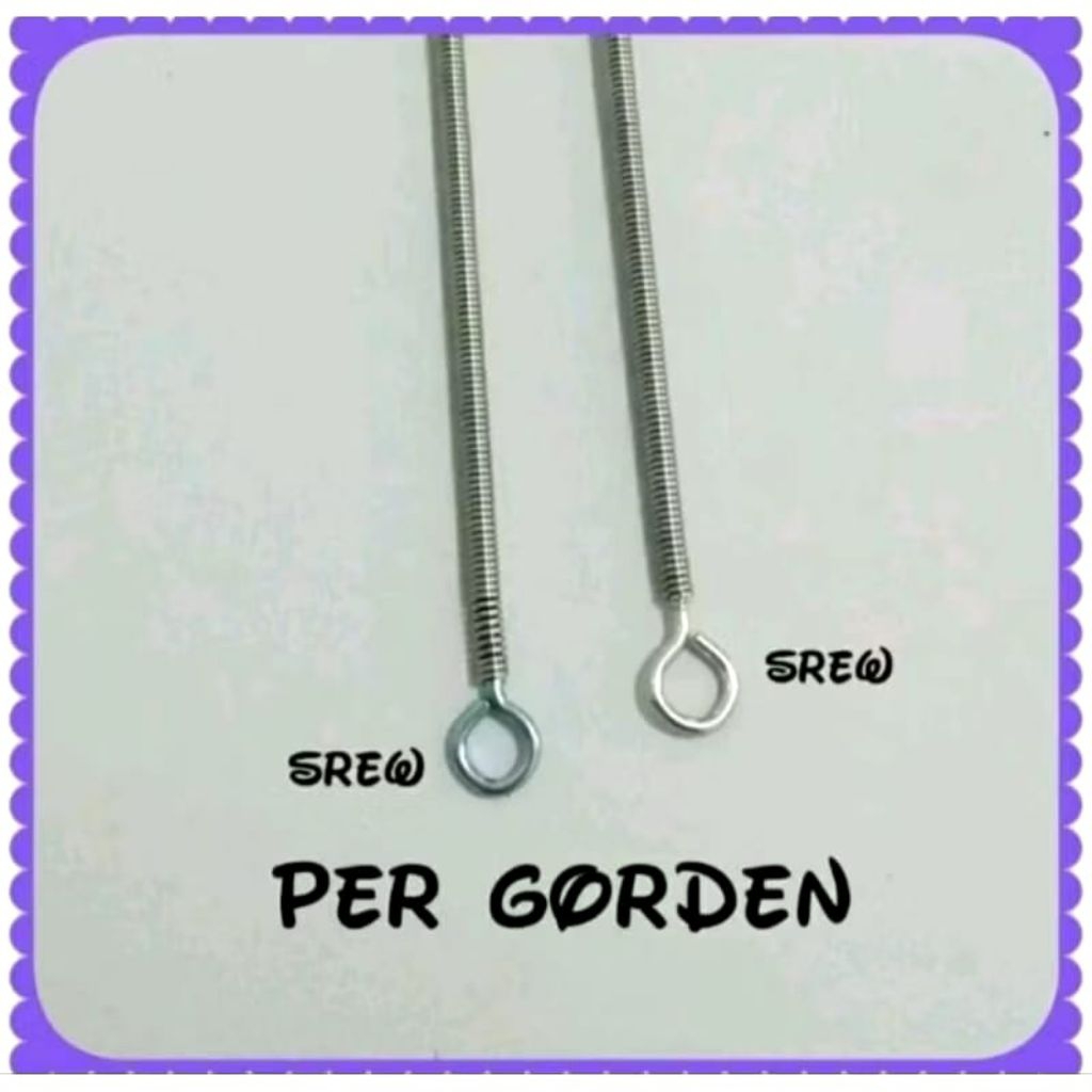 Kawat Per Pengait Gorden Kolong Dapur Jendela Etalase Gorden Minimalis