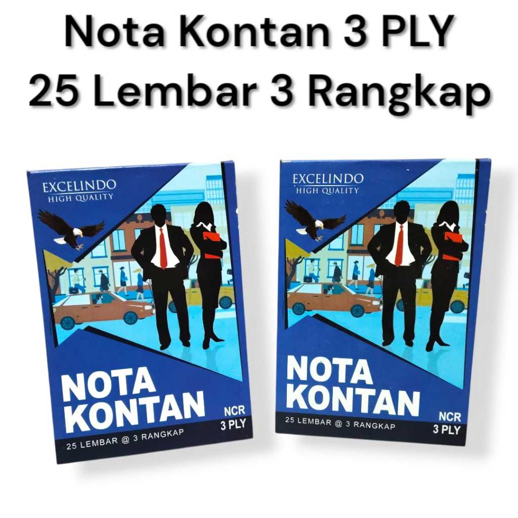 

AS888 - Buku Nota Kontan Ukuran Kecil 3 Ply Isi 25 Set