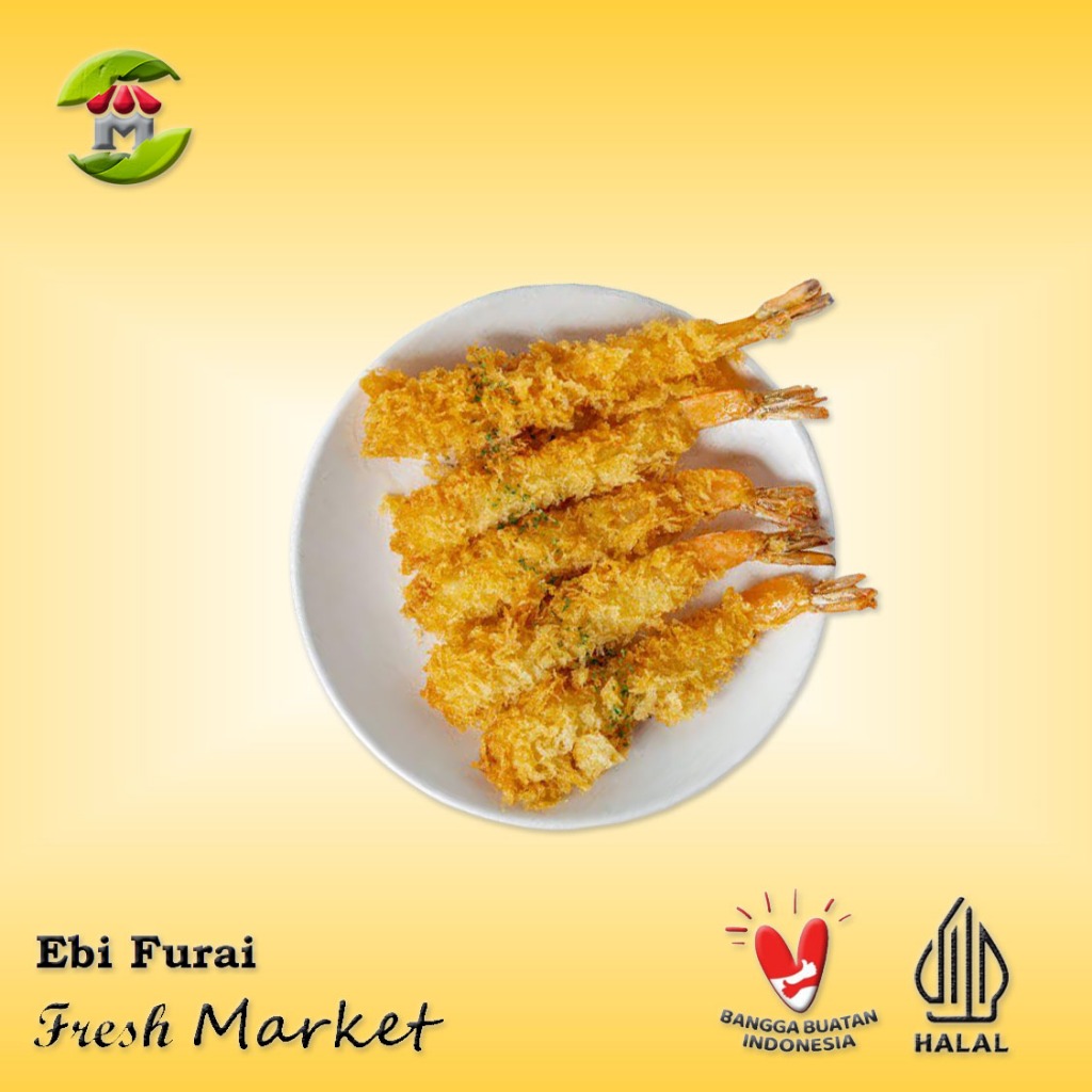 

[JAKBAR] Ebi Furai Frozen Isi 10 Halal