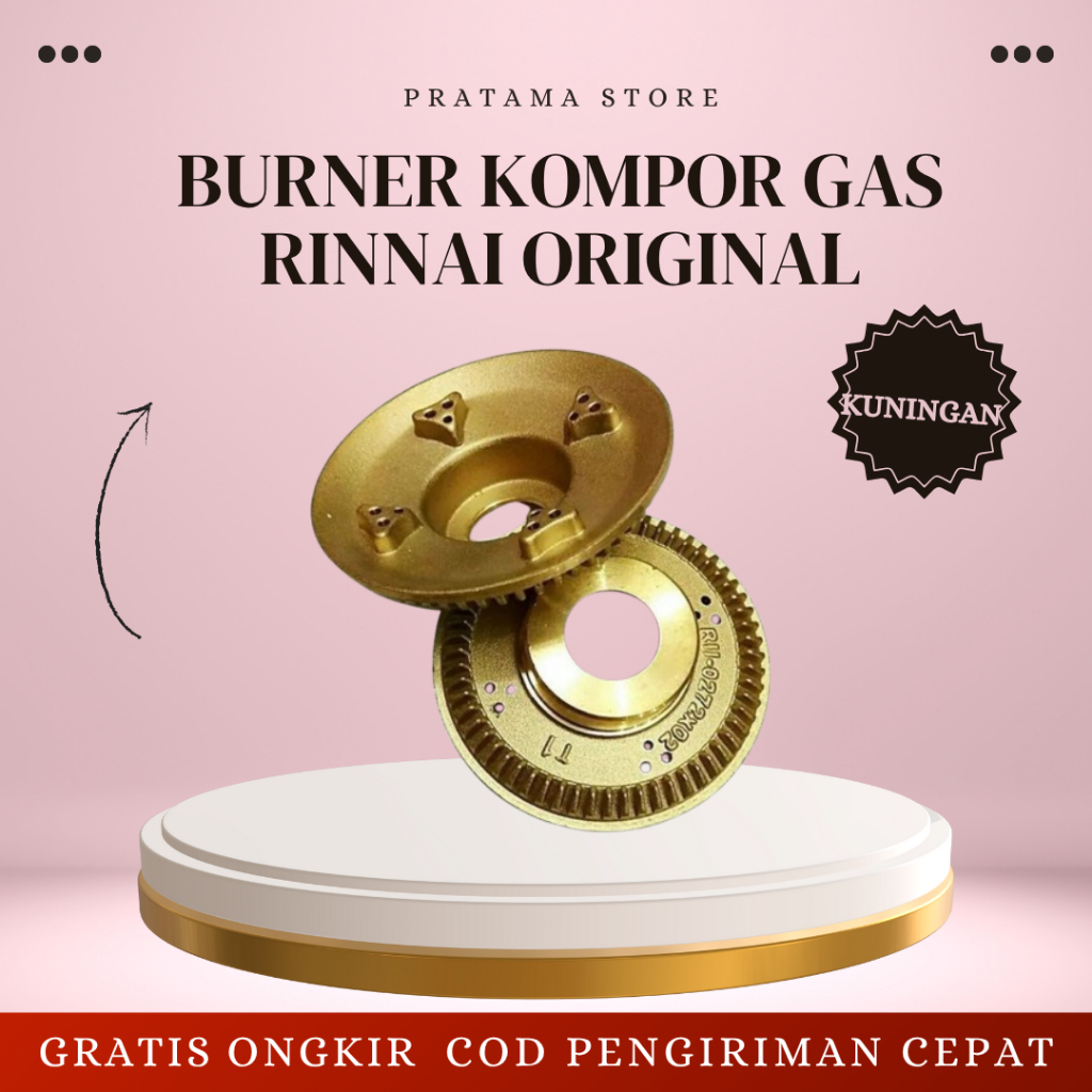 BURNER KOMPOR GAS RINNAI ORIGINAL
