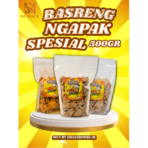 

MS SNACK - Basreng Ngapak Kemasan Praktis 500GR
