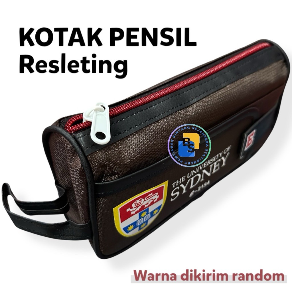 

Kotak Pensil Resleting ERICA / Tempat Pensil Kulit Resleting