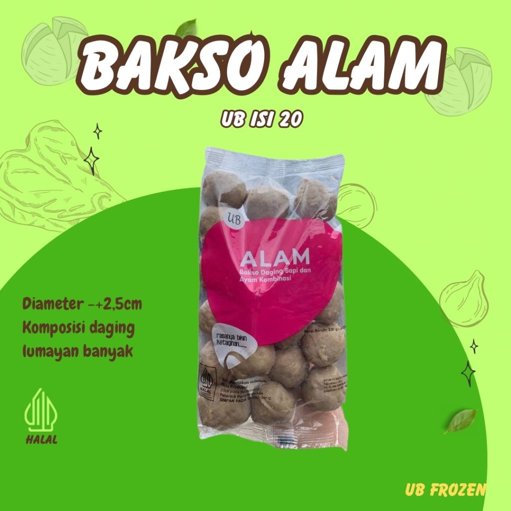 

Baso Alam Super UB isi 20butir