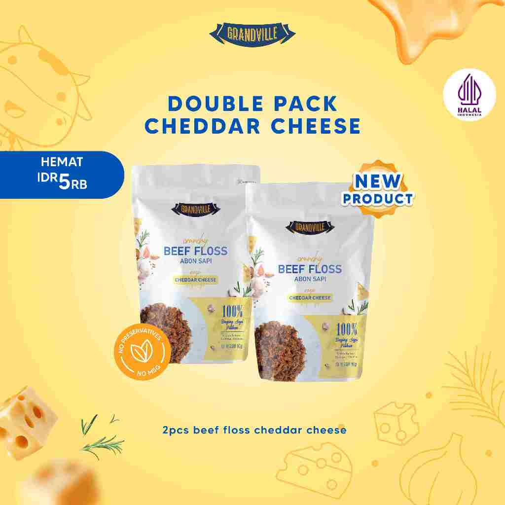 

Grandville Abon SAPI Cheddar Cheese Crunchy Double pack