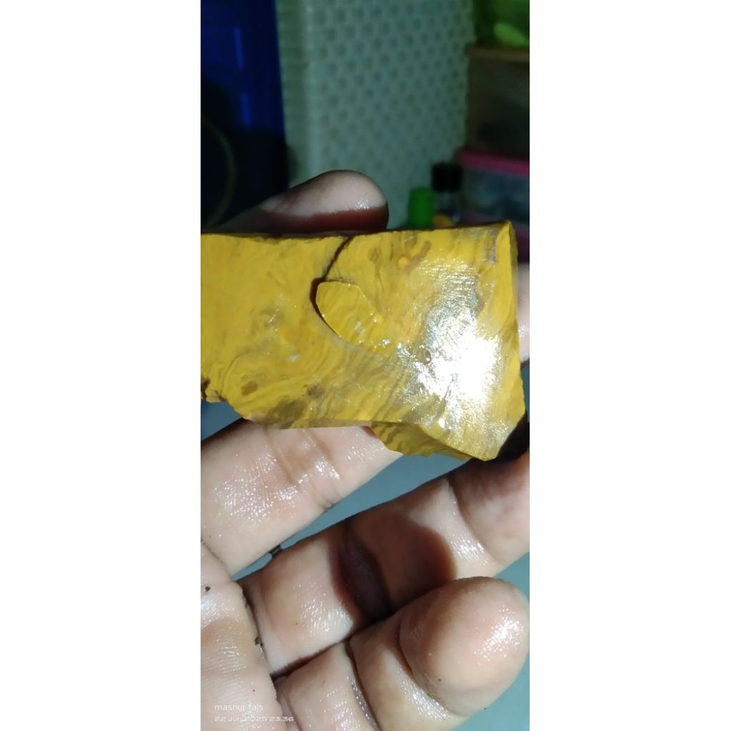 Batu fosil kayu jati super crystal langka dan unik