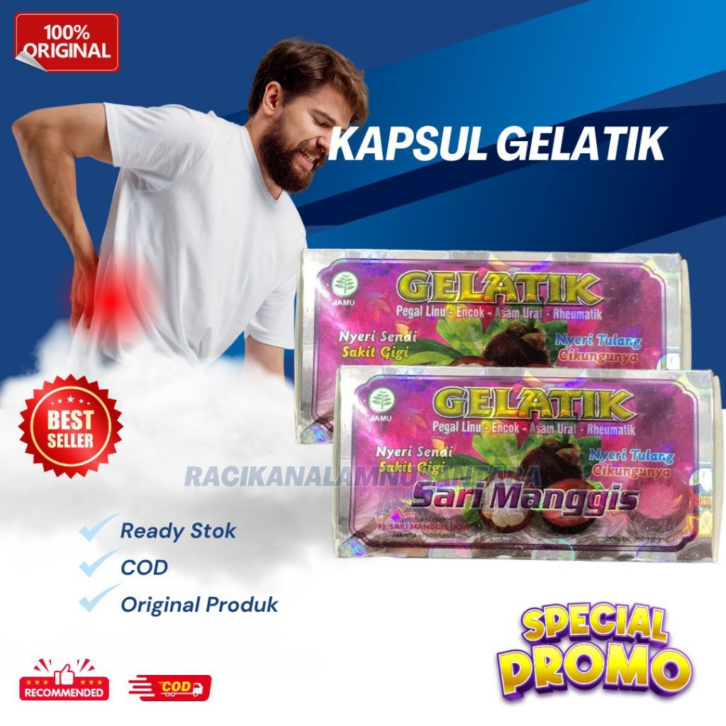 

Kapsul Gelatik Original Sari Kulit Manggis Kemasan Kotak