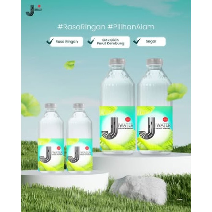 

Botol Ji Water Artesian 500ml Cleo Eco Green Aqua Cube Air Minum Kemasan Mineral