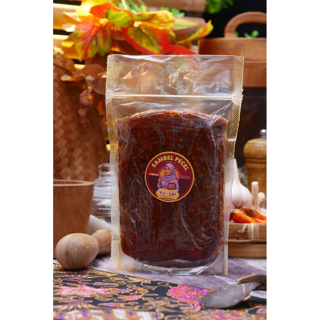 

Sambel Pecel Sangrai Yu Sri 500 gram | Sambal Pecel Yu Sri