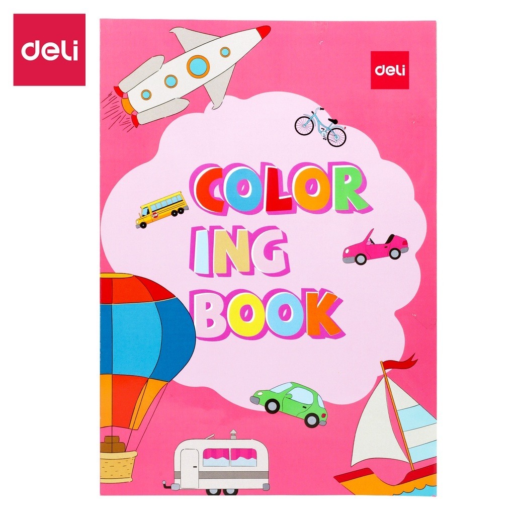 

Deli Coloring Book / Buku Mewarnai Anak - Pink EN047