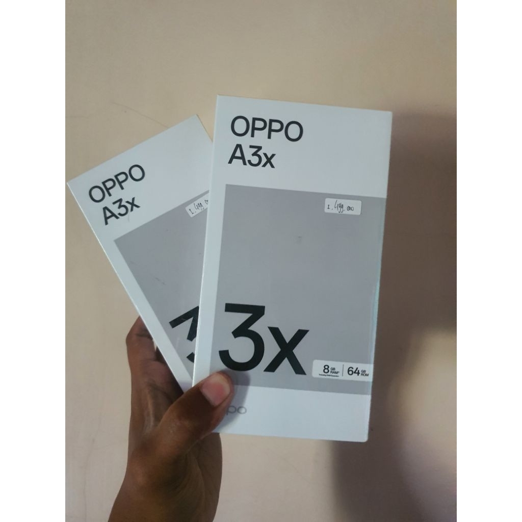 oppo A3x ram 4+4/64new garansi resmi indonesia 100% original BNIB