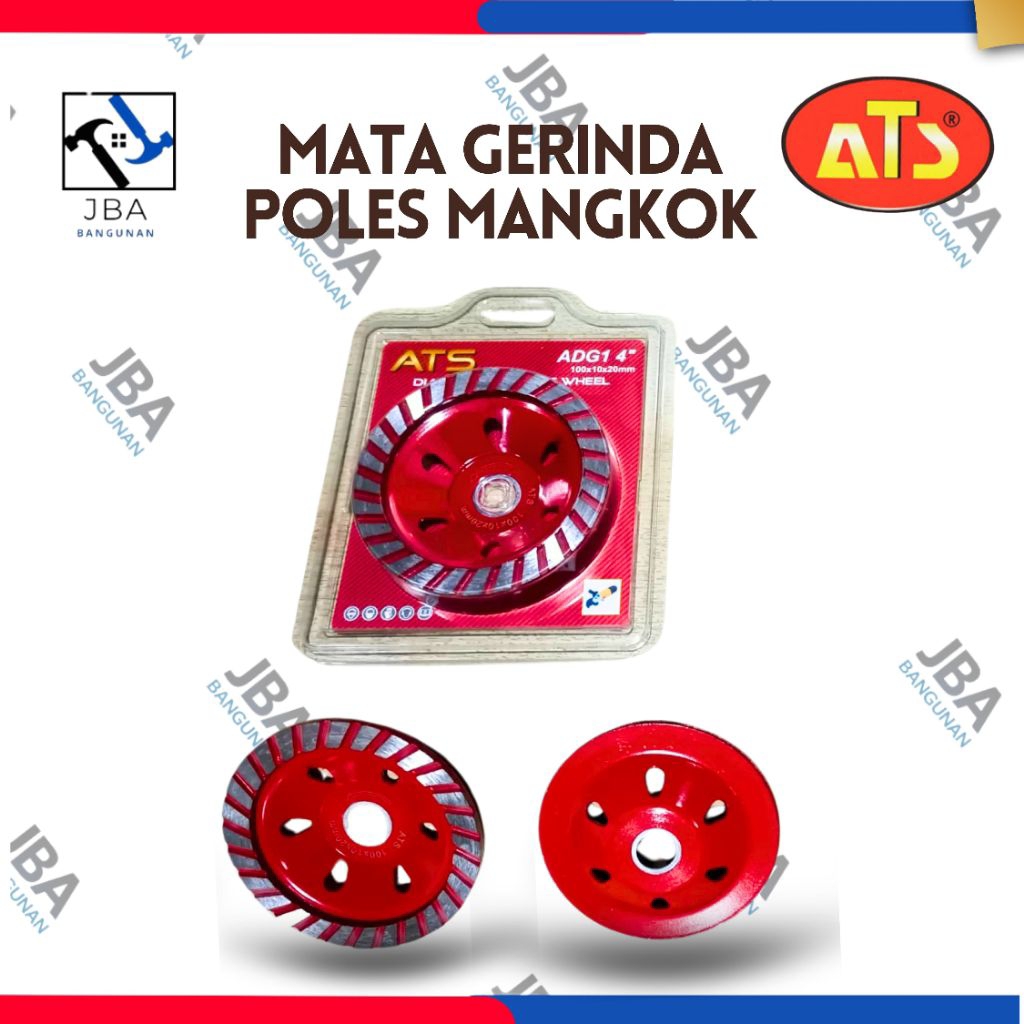 Cup Wheel / Mata Gerinda Poles Beton / Mata Gerinda Poles mangkok /Gerinda Mangkok / Diamond Grindin