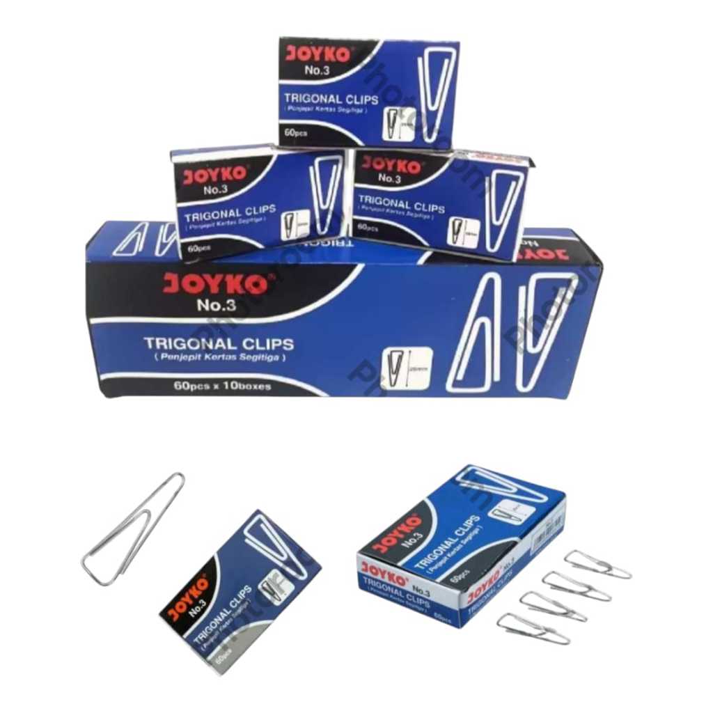 

Paper Clips No 3 Isi 60 Pcs / Pencepit Kertas Murah