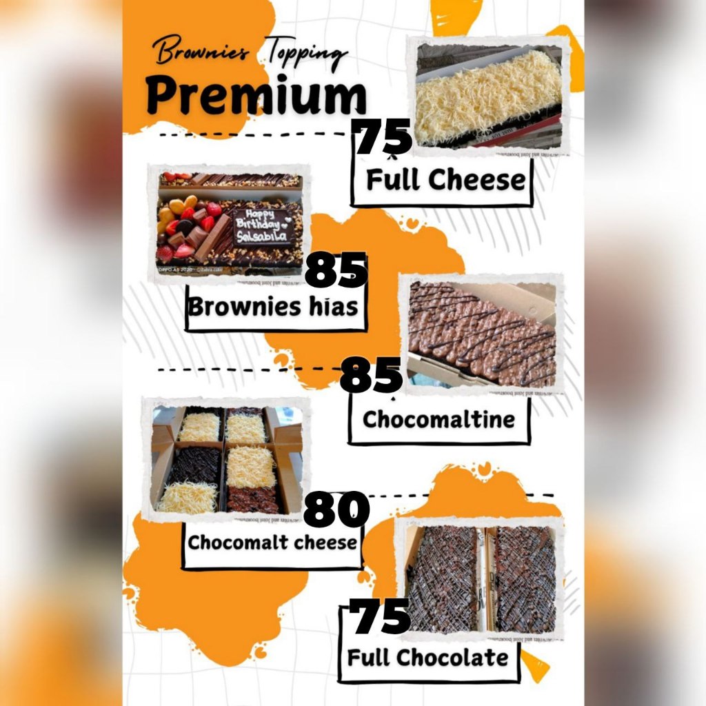 

Fudgy Brownis Panggang Crunchy Premium