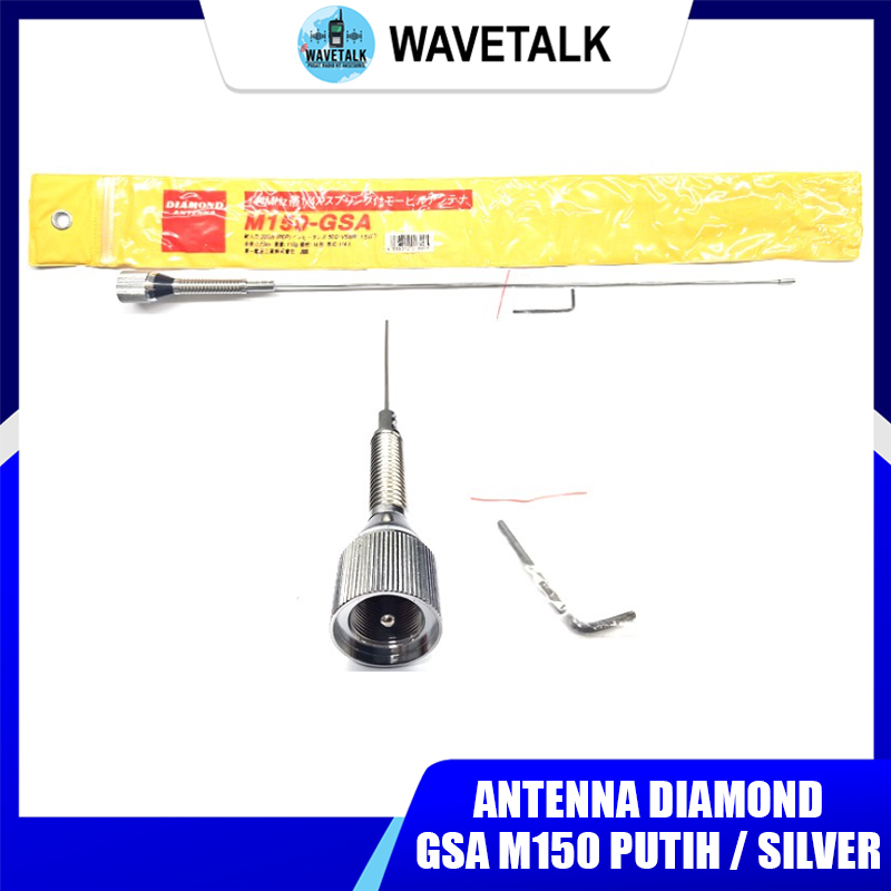 Antena Diamond GSA M150 Putih Antenna Singleband VHF GSA M150 Silver