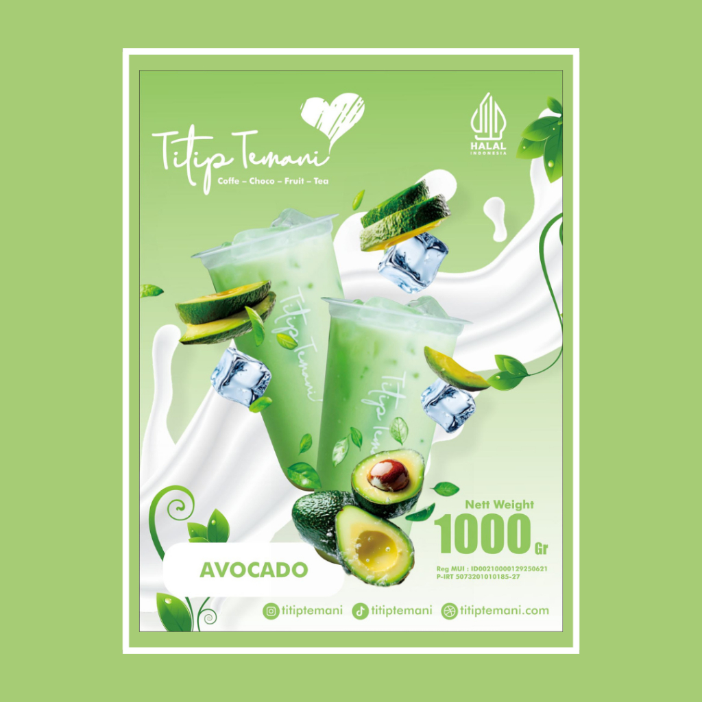 

Titip Temani Minuman Bubuk Mix Avocado 500 gr - 1000 gr