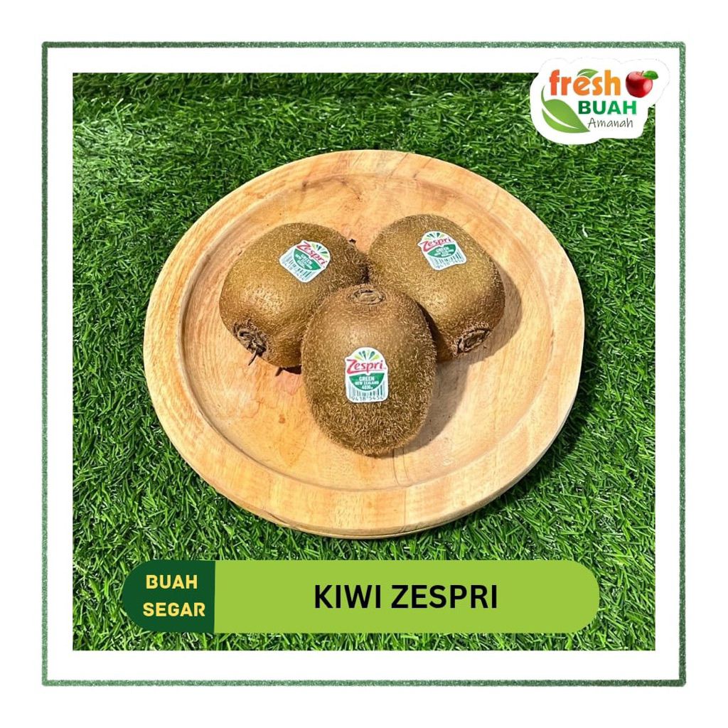 

Kiwi Green Zespri | Size 27 | Fresh Buah Amanah