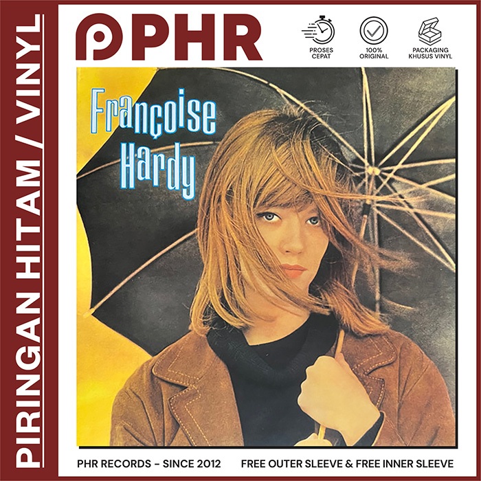 Vinyl FRANCOISE HARDY - Francoise Hardy [Piringan Hitam/LP/PH]