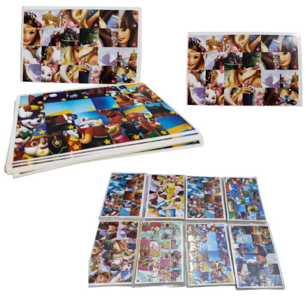 

Stiker Tangram Puzzle Acak - Fun Geometric Sticker Puzzle Set/ Stiker Tempel Bongkar Pasang Karakter Kartun 5 Lembar