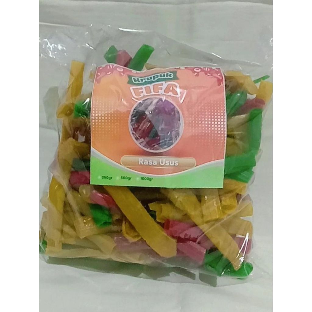 

KERUPUK USUS/KERUPUK MAKAN ENAK GURIH MURAH 500gr