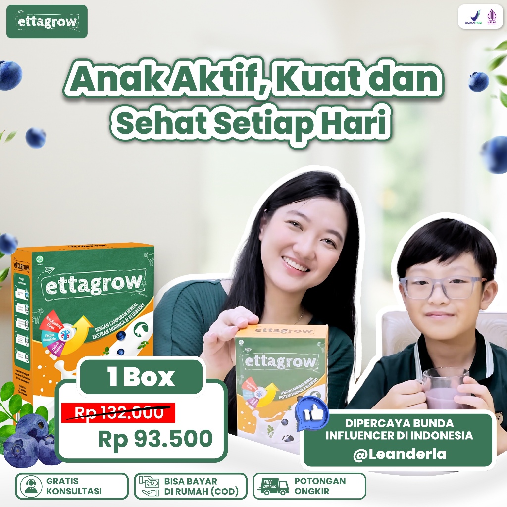 

EttaGrow - Susu Kambing Herbal Solusi Cerdas untuk Anak Susah Makan