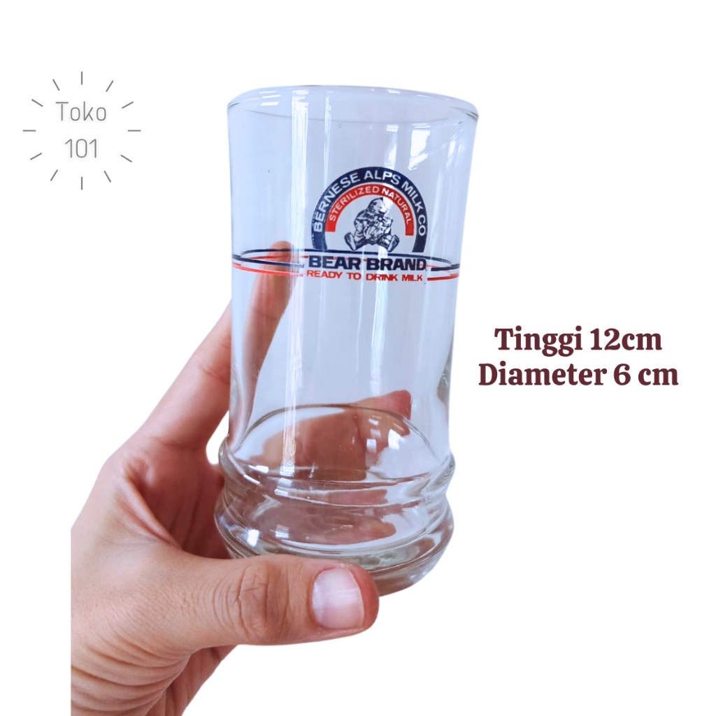 Gelas Kaca Bening/Gelas Kopi isi 6 pcs