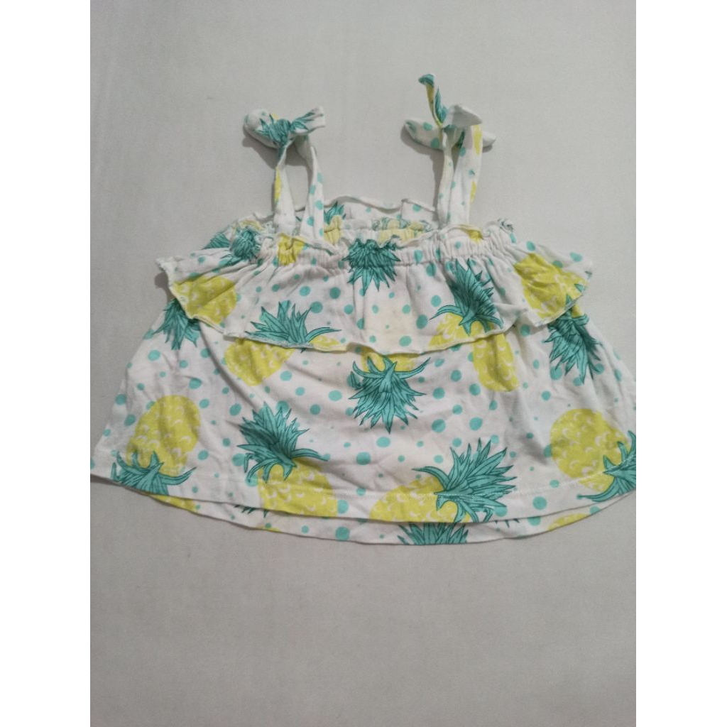 PRELOVED BABY TOPS / KEATASAN BAYI PEREMPUAN MERK GINGERSNAPS