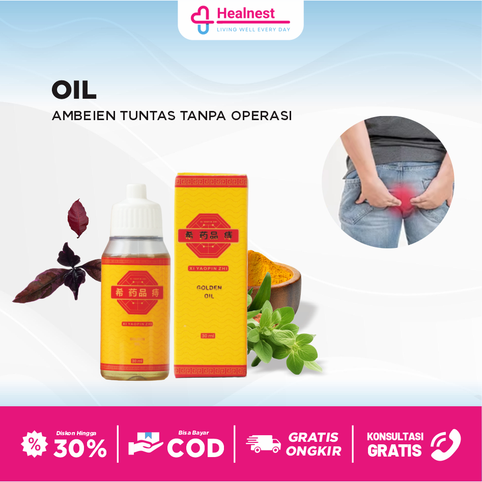 XI YAOPIN ZHI OIL Minyak Ambeien Kempeskan Benjolan Wasir Luar Stadium Awal