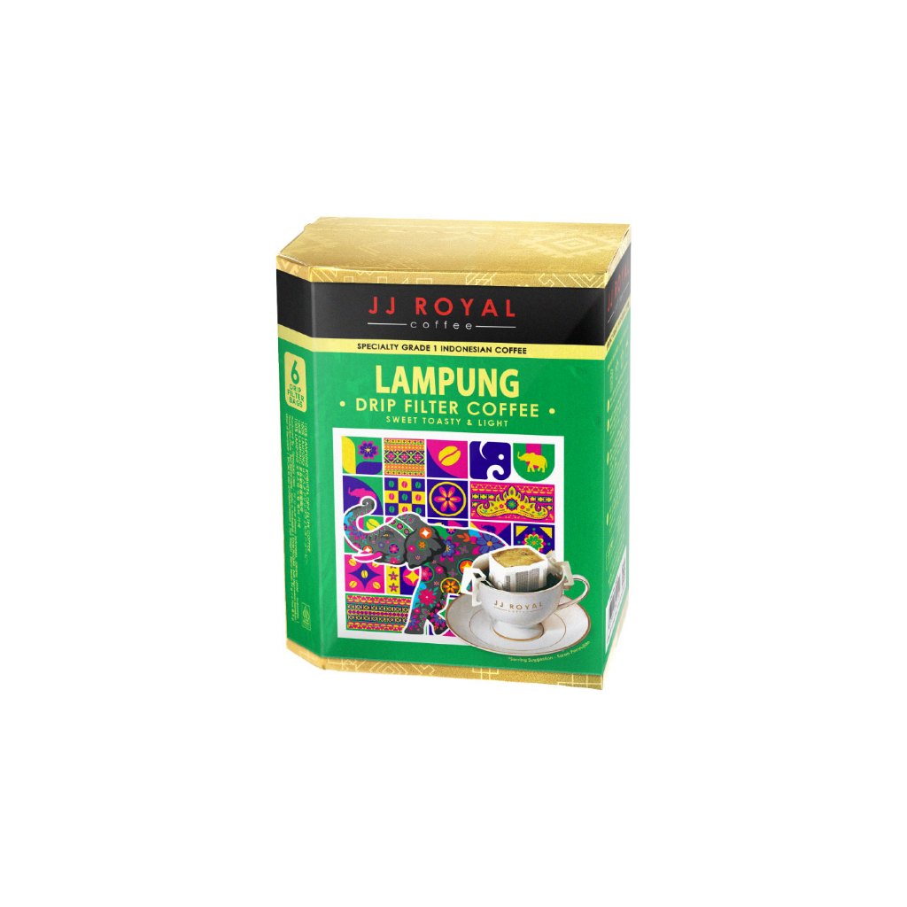 

JJ Royal Coffee Lampung Robusta Drip Box 54g