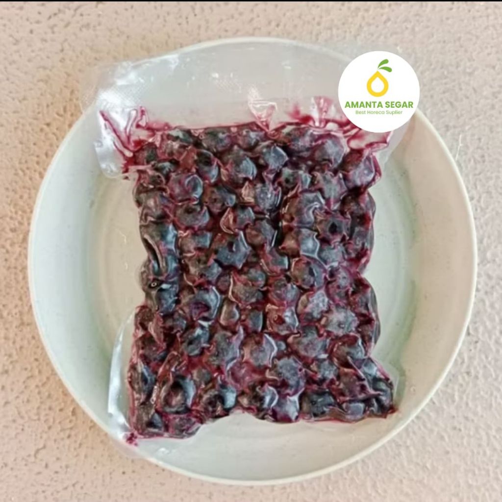 

Amanta Segar Bogor | Buah Blueberry Blue Berry Frozen 1kg 500gr 250gr Bogor Amanta Segar