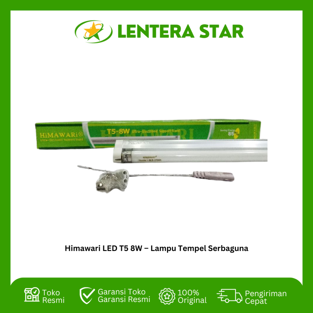 Himawari LED T5 8W – Lampu Tempel Serbaguna
